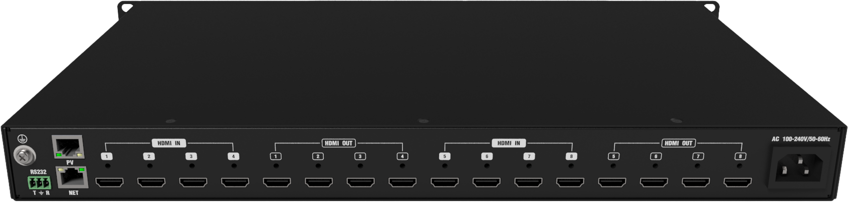 کنترلر ویدئووال کامپکت پنتوس برایتون مدل PCC-VWC-4IH8OH-PV