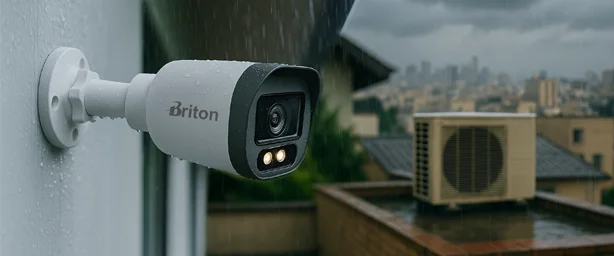 نصب دوربین مداربسته برای پشت بام