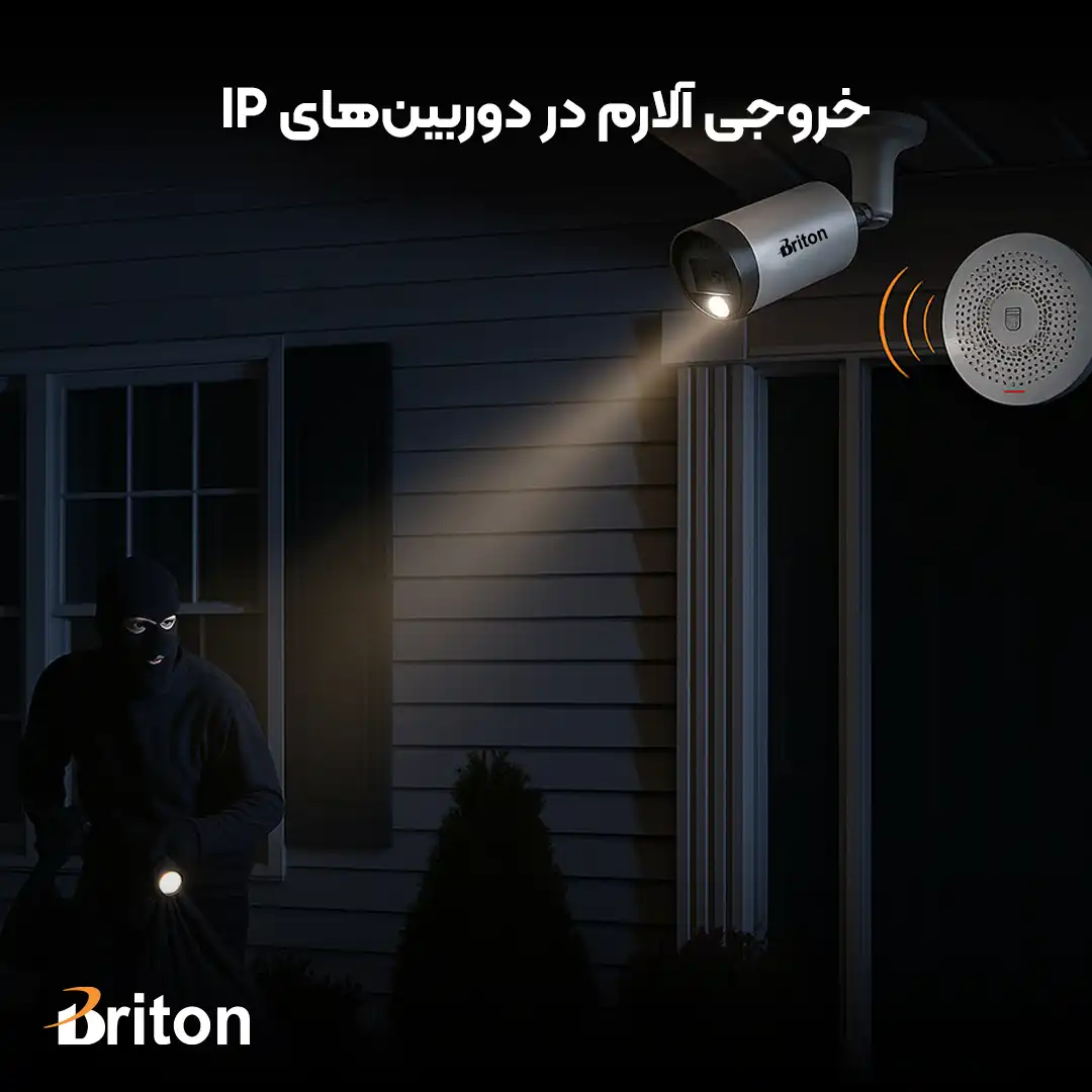 خروجی Alarm out در دوربین های IP