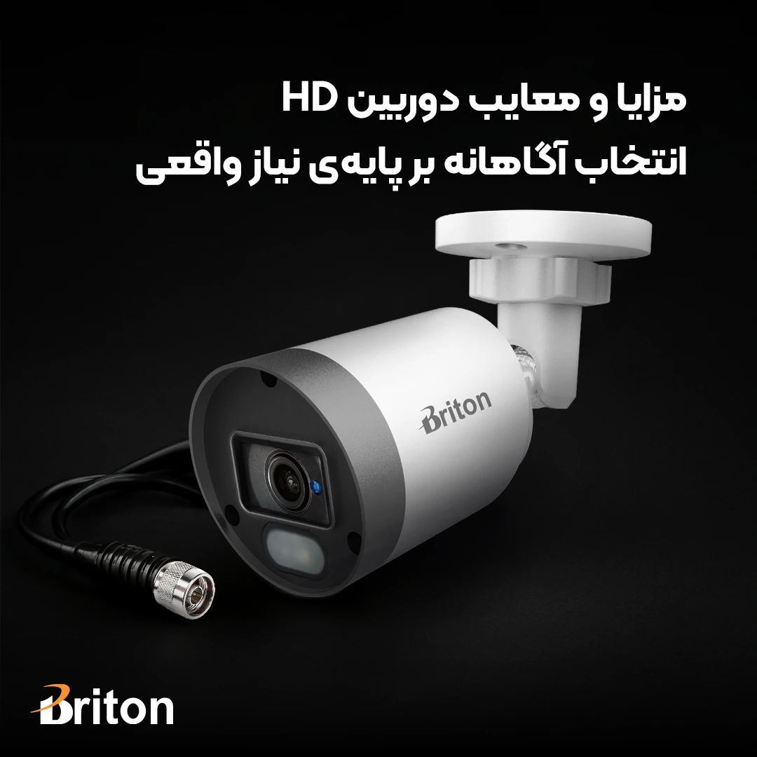 مزایا و معایب دوربین های مداربسته HD